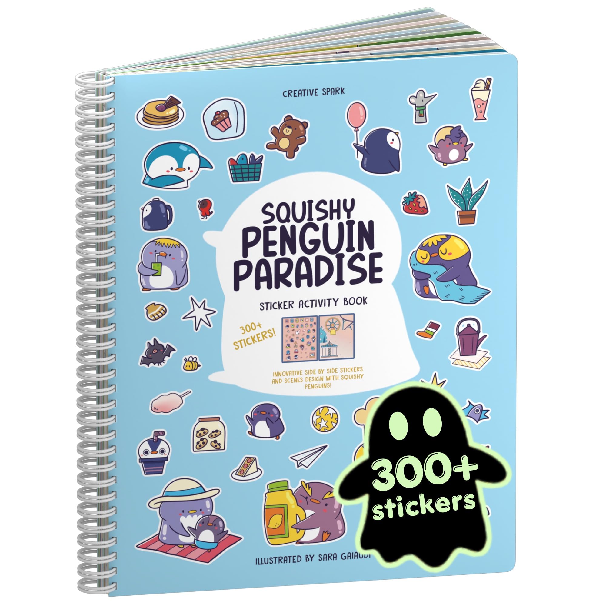 Cupkin Penguin Coloring &amp; Sticker Activity Book | 300+ Stickers
