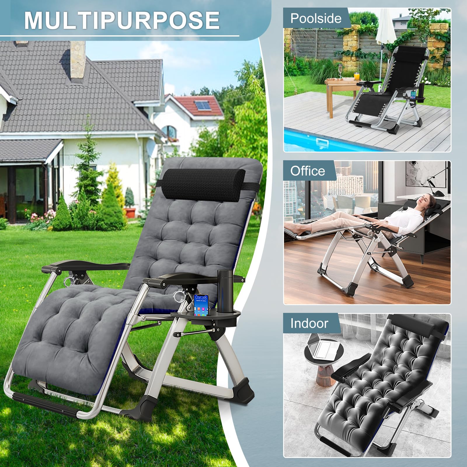 outdoor anti gravity lounger