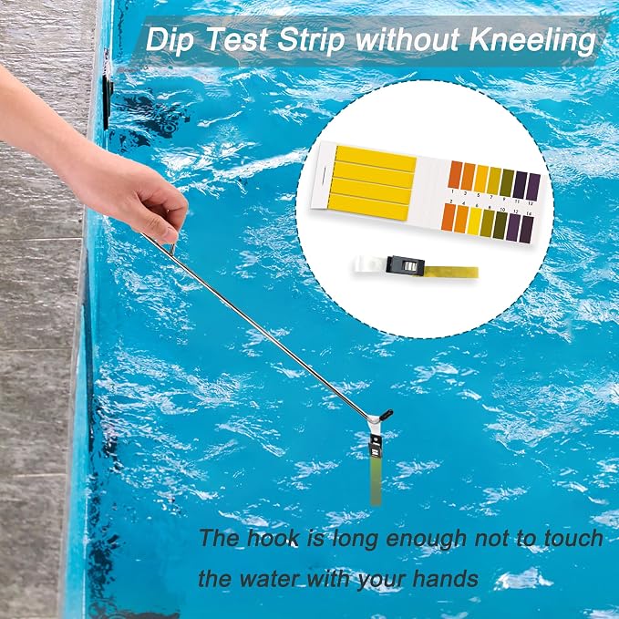 Herramienta mango para canasta de skimmer de piscina 2 piezas miniatura 5