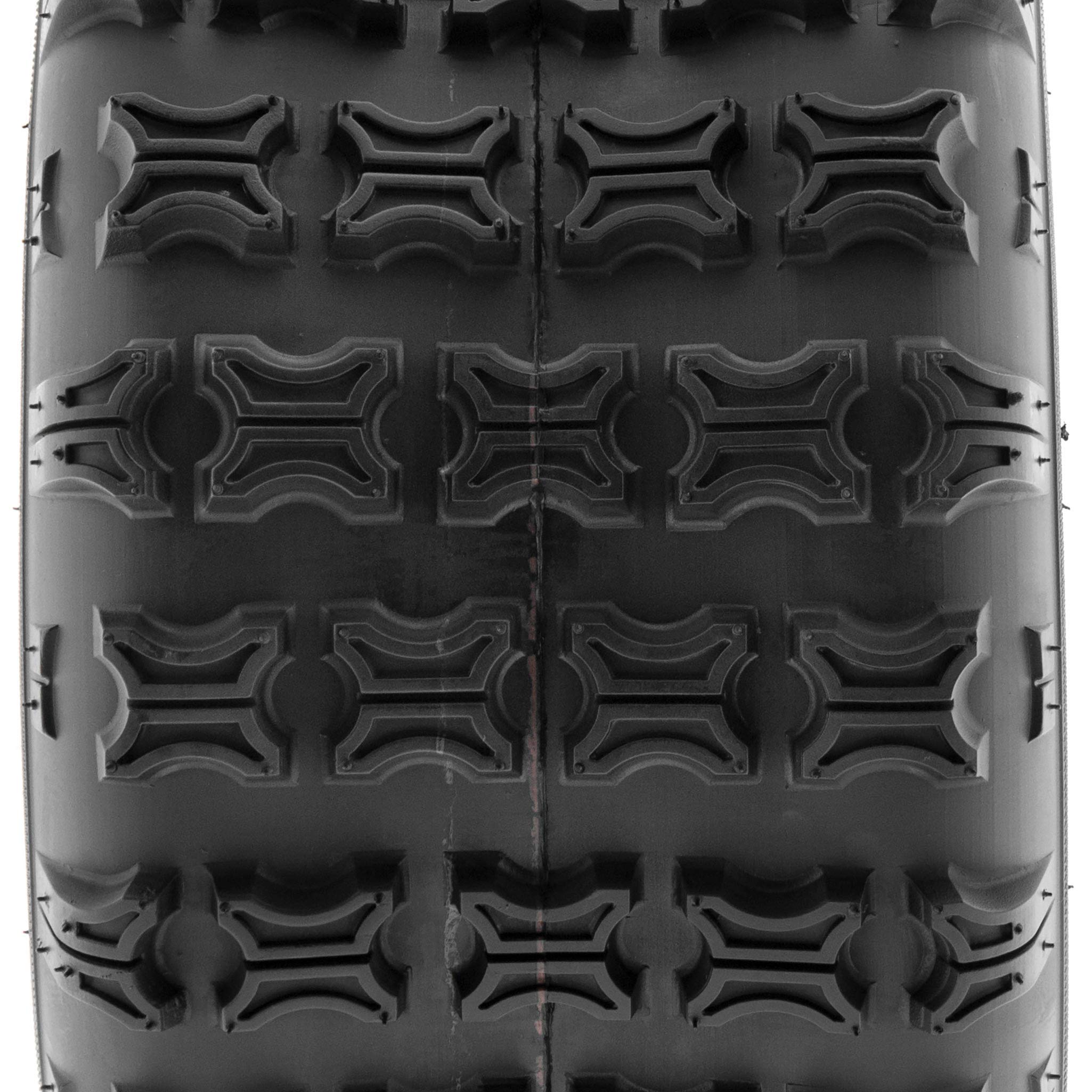 SunF A018 18x9,5-8 18x9,5x8 Quad ATV/UTV Pneumatici da corsa XC/SP 6PR 33F TL E4 Mark, set di 2 pezzi