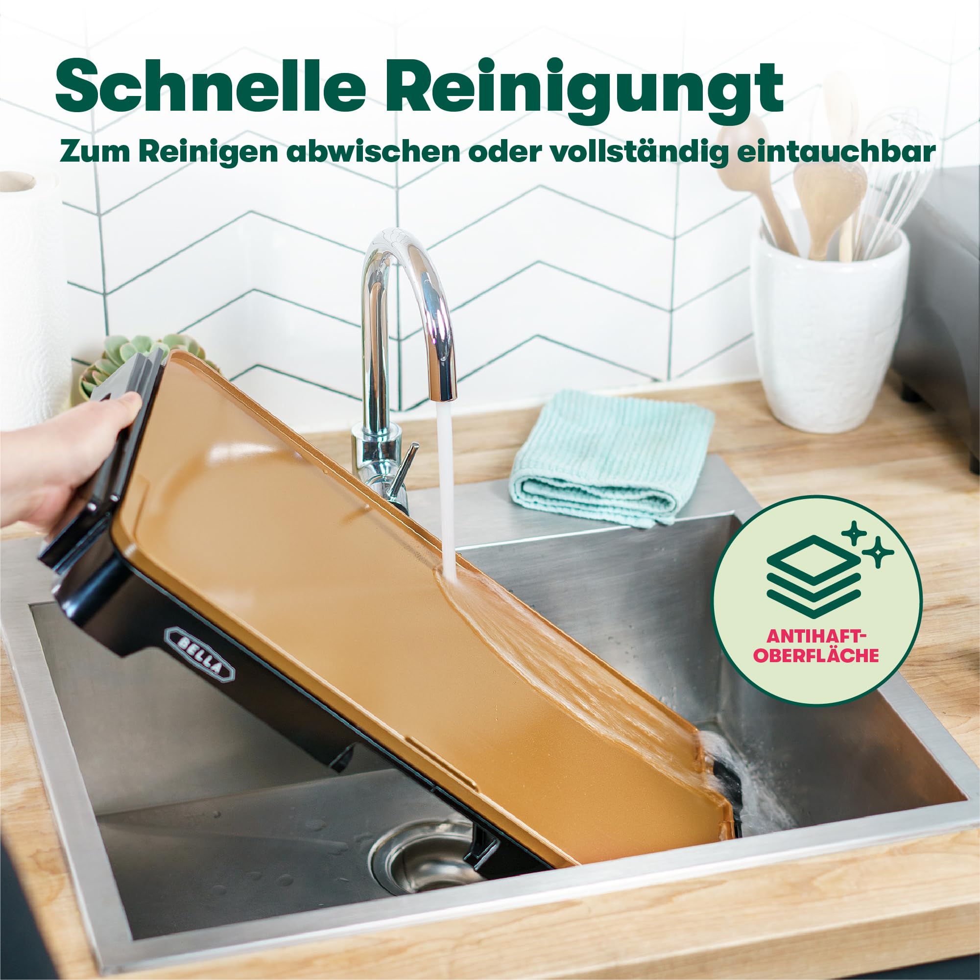 Bella XL Keramik-Titan-Elektrogrillplatte – Bild 5