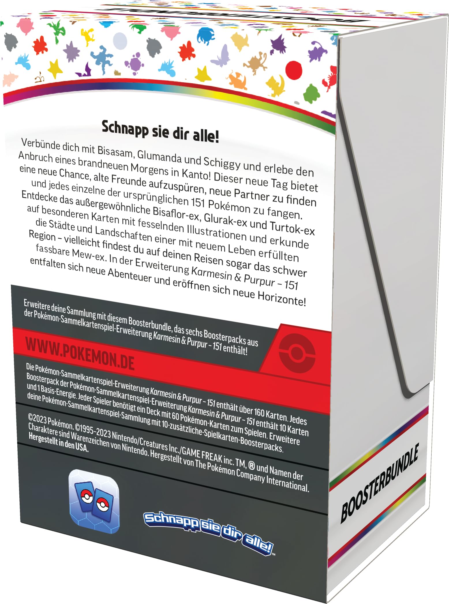 Pokémon Gra karciana kolekcjonerska Boosterbundle Karmesin & Purpur 151 6 Boosterpacks