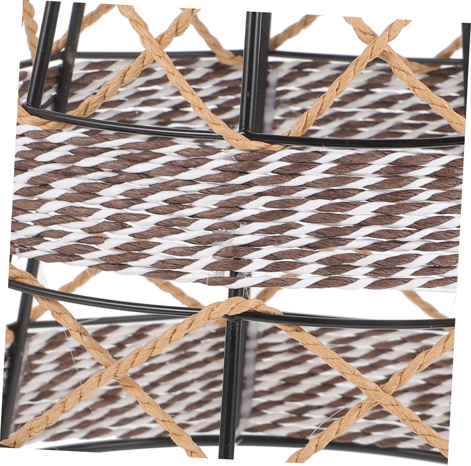 Gadpiparty Replacement Lampshade for Hanging Lamp Handmade Woven Ceiling Lamp Shades for Bedroom