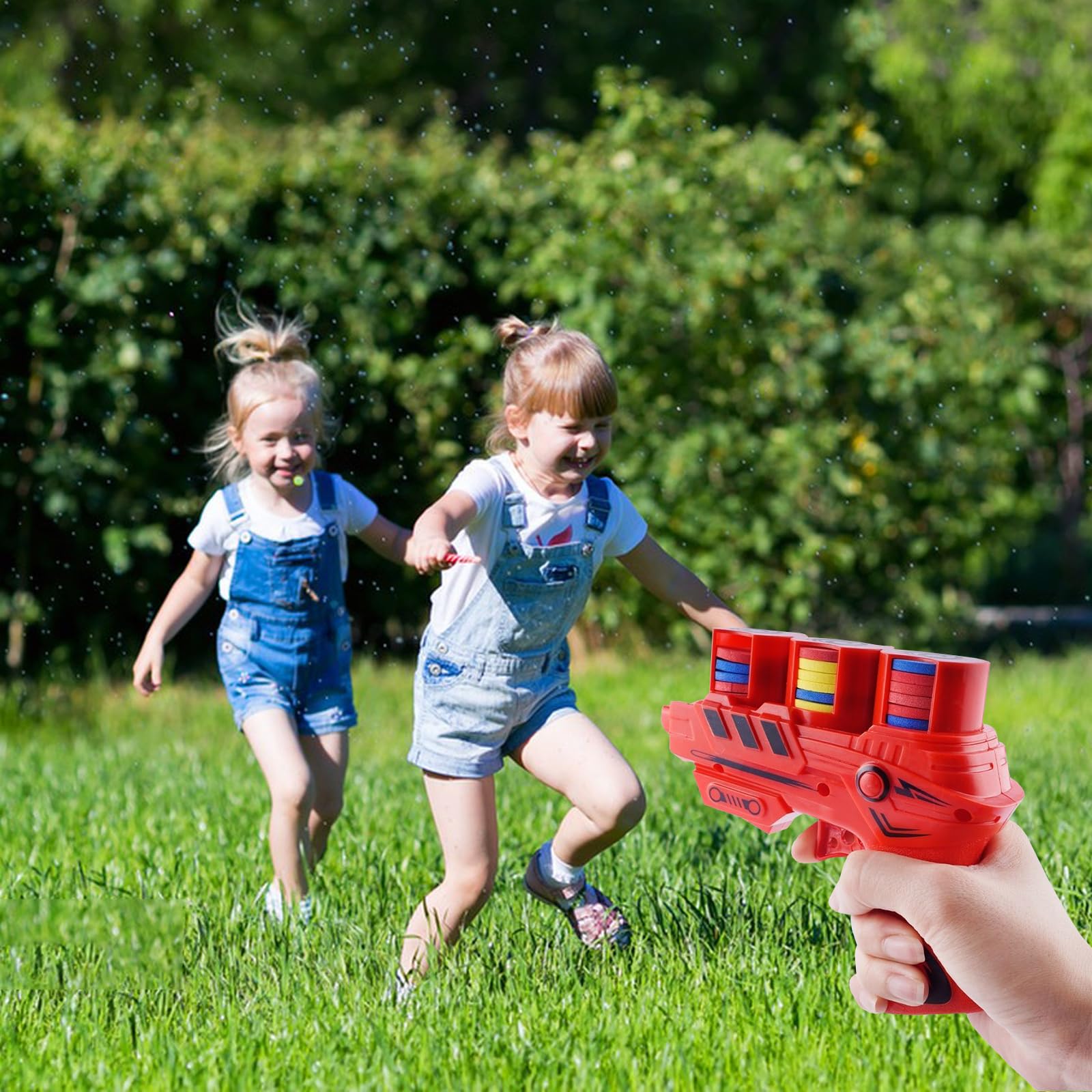 Lanceur De Disques Mous Pour Enfants - 2 Lanceurs + 20 Disques, Jeu Extérieur Interactif, Sécurité Assurée