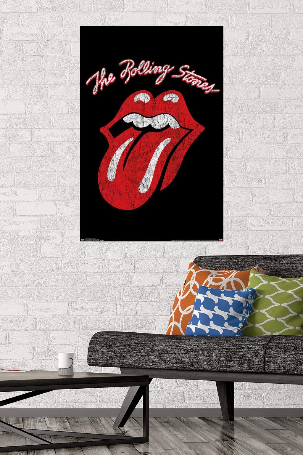Buy Trends International Rolling Stones Classic Logo Wall Poster 22.375
