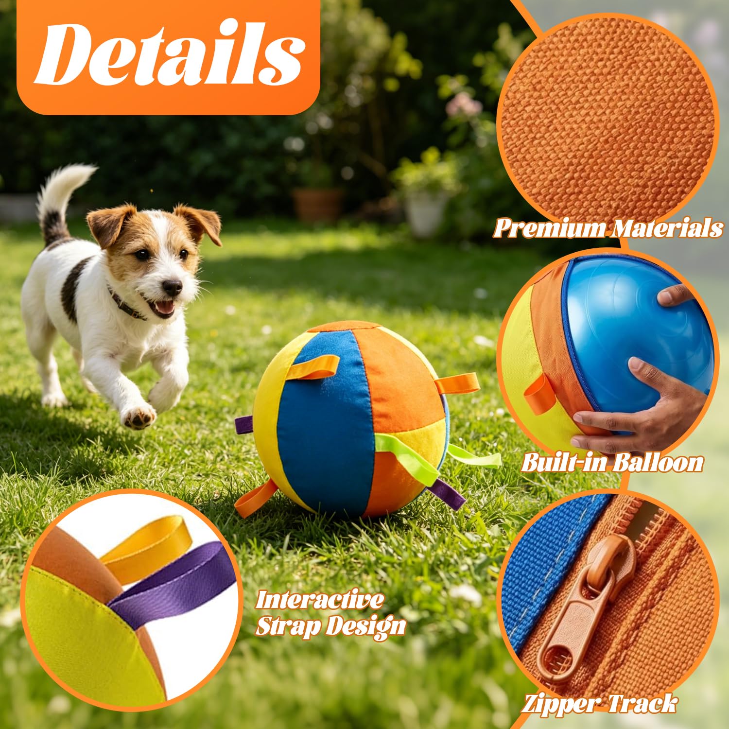 Herding Balle pour chien, Balle de troupeau gonflable, balle interactive et résistantes pour chien, Ballon interactif apaisant, Balle de cheval pour l'extérieur, pour jouer à chien en plein air