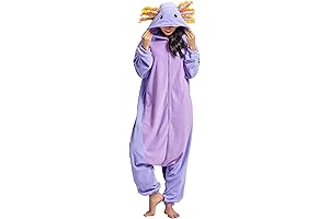 DELEY Unisex Axolotl Costume Animal Pajamas