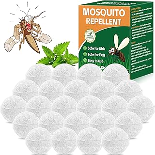 YJOIO 24Pack Mosquito Repellent for Indoor Outdoor, Natural Mosquito Repellent for Patio, Lawn &