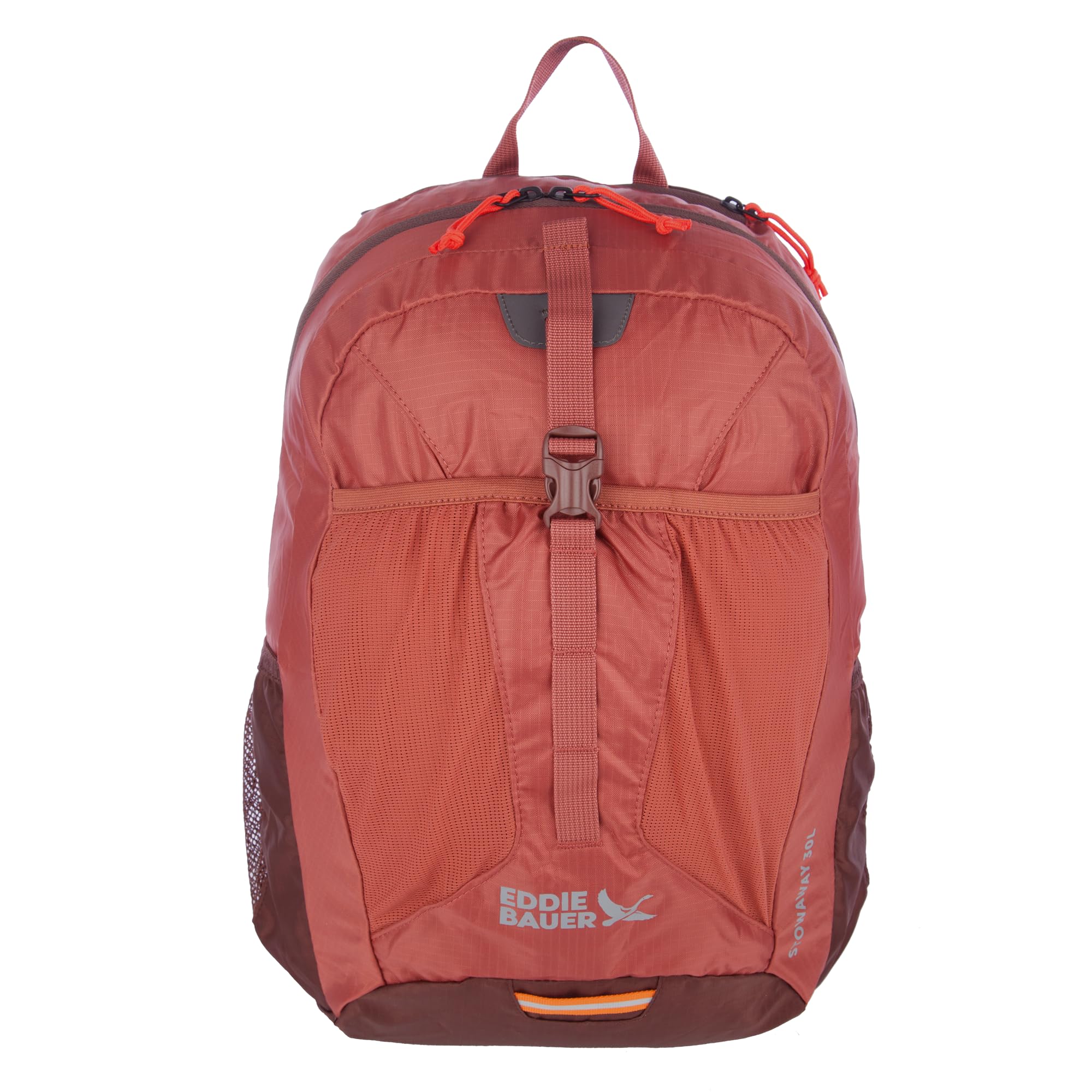 Eddie Bauer Stowaway Packable Backpack | Travel | Outdoor | Lightweight | Foldable | Durable | Ripstop Polyester | 30L - Maroon