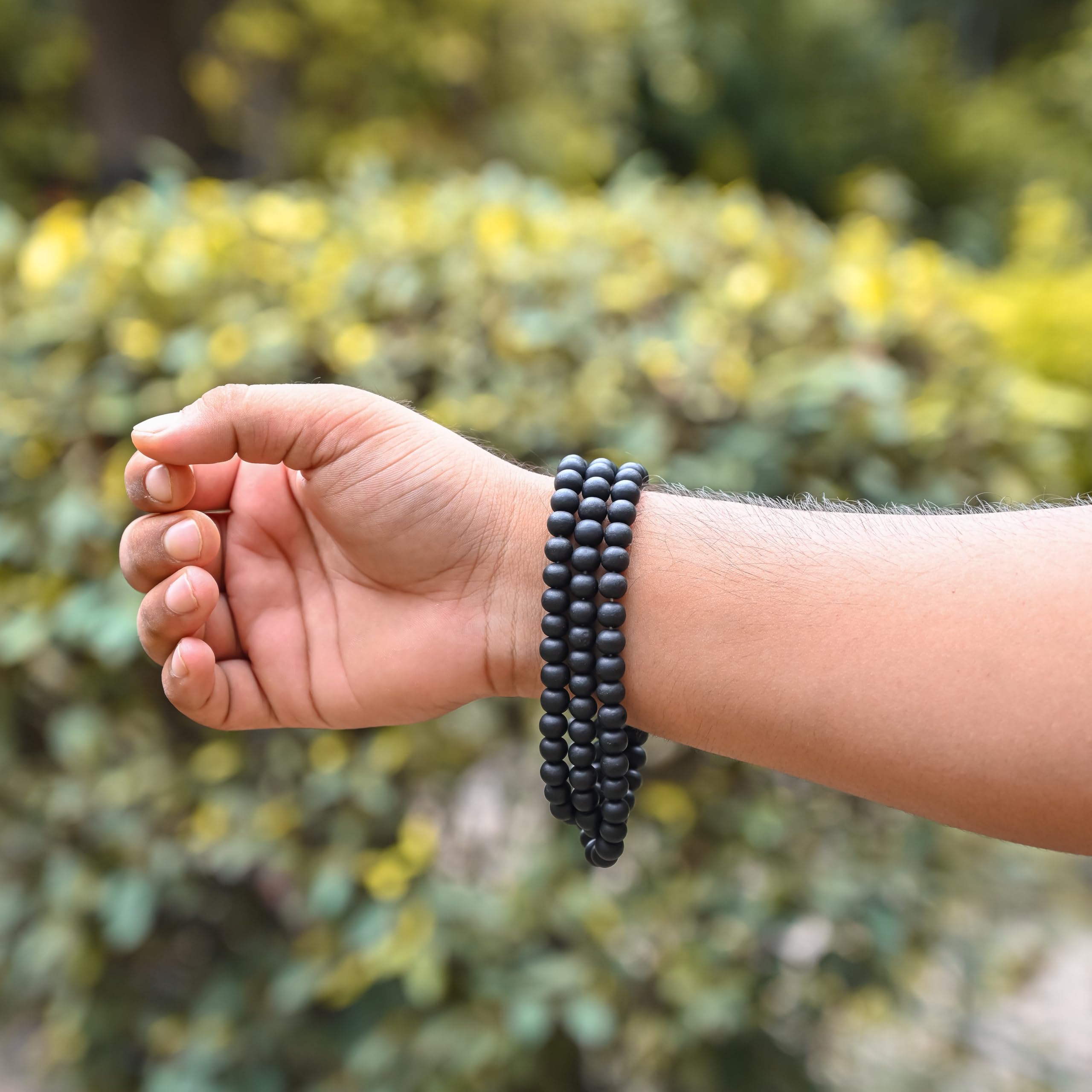 ZAICUS Karungali Malai - Black Ebony Meditation Mala -8