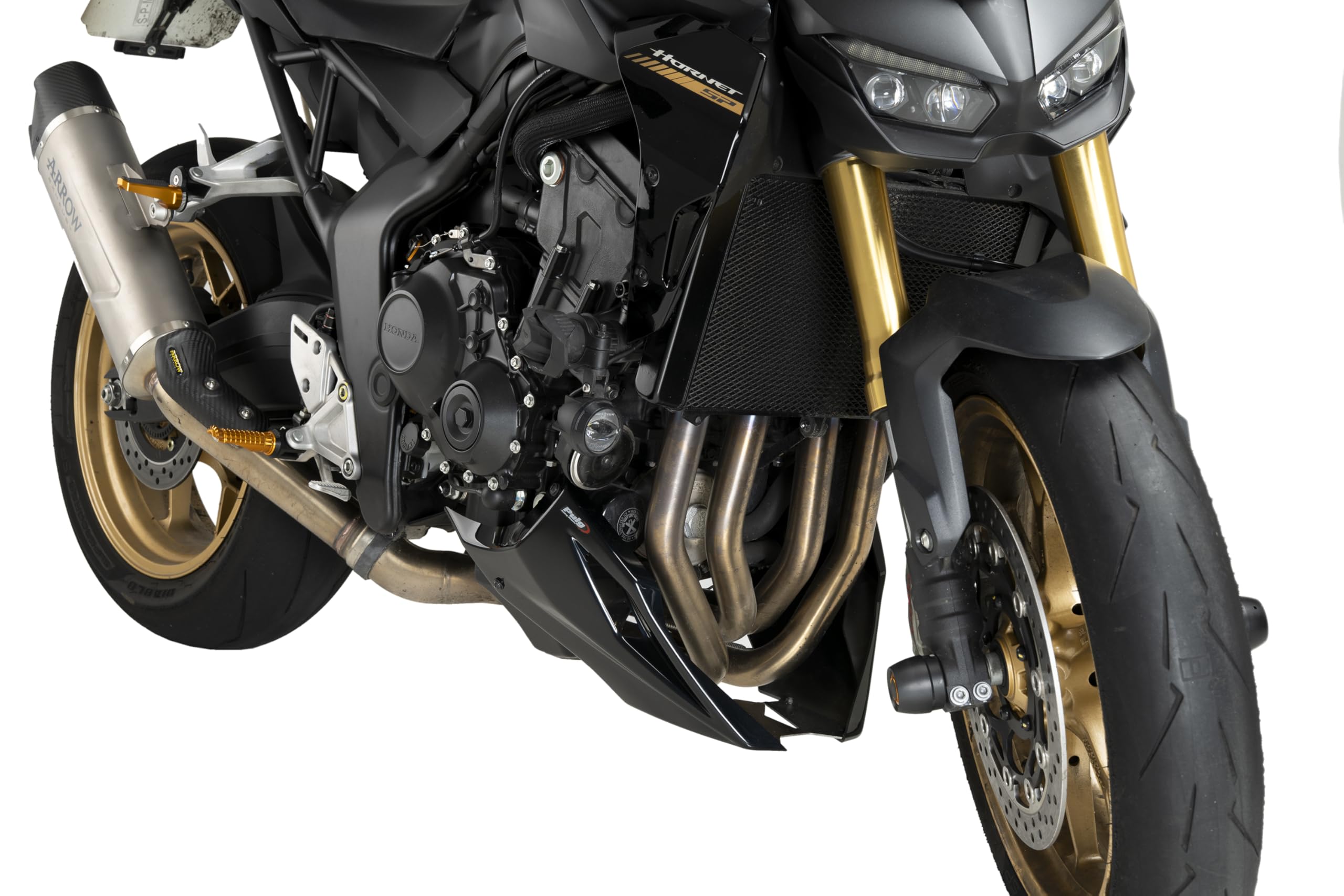 Puig Gloss Black Belly Pan Honda CB1000 Hornet 2025-2026