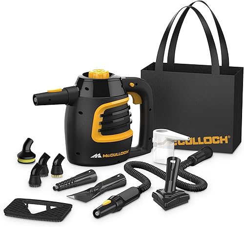 Miniatura 7 de McCulloch MC1275Limpiador a vapor de tareas pesadas Multi Amarillo  Gris Paquete de 10