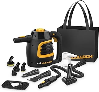 MC1230 Handheld Steam Cleaner, 10 Minute Runtime, 11 Accessories: Jet Nozzle, Brushes, & More - Built for Home, Tile, Grout, Carpet, Furniture, & Personal Car Detailing