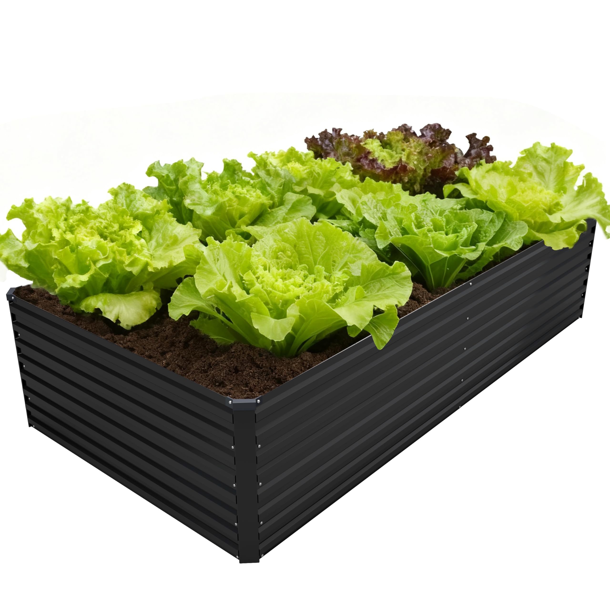 DIIYIV Galvanized Raised Garden Bed Kit