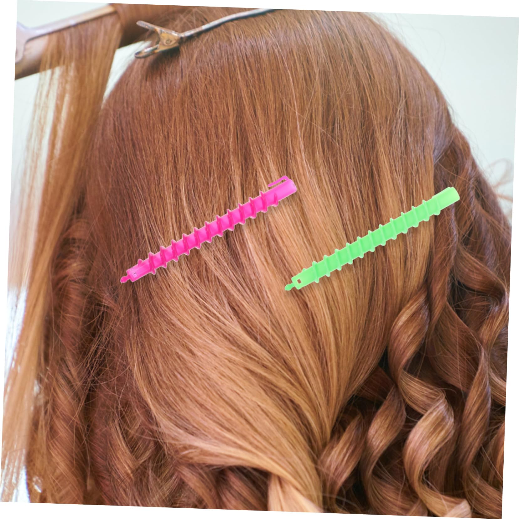 Kit de Permanente 100 Varillas Espirales Abs para Cabello