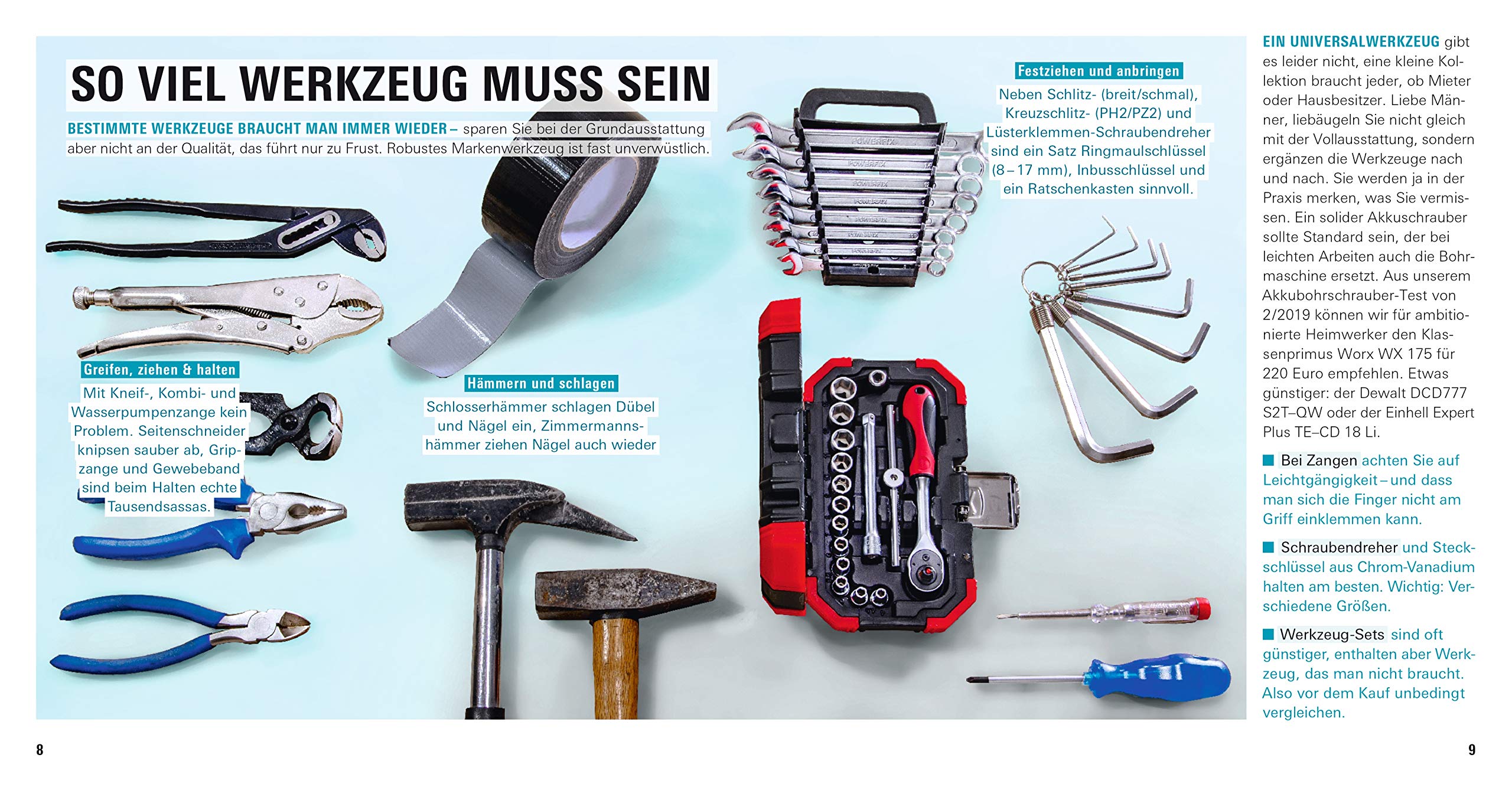 Die kleine Reparatur: 111 einfache Anleitungen für Zuhause - Praxistipps und Grundtechniken - Mühelos heimwerken - Tricks von Experten - Bildhafte Anleitungen I Von Stiftung Warentest