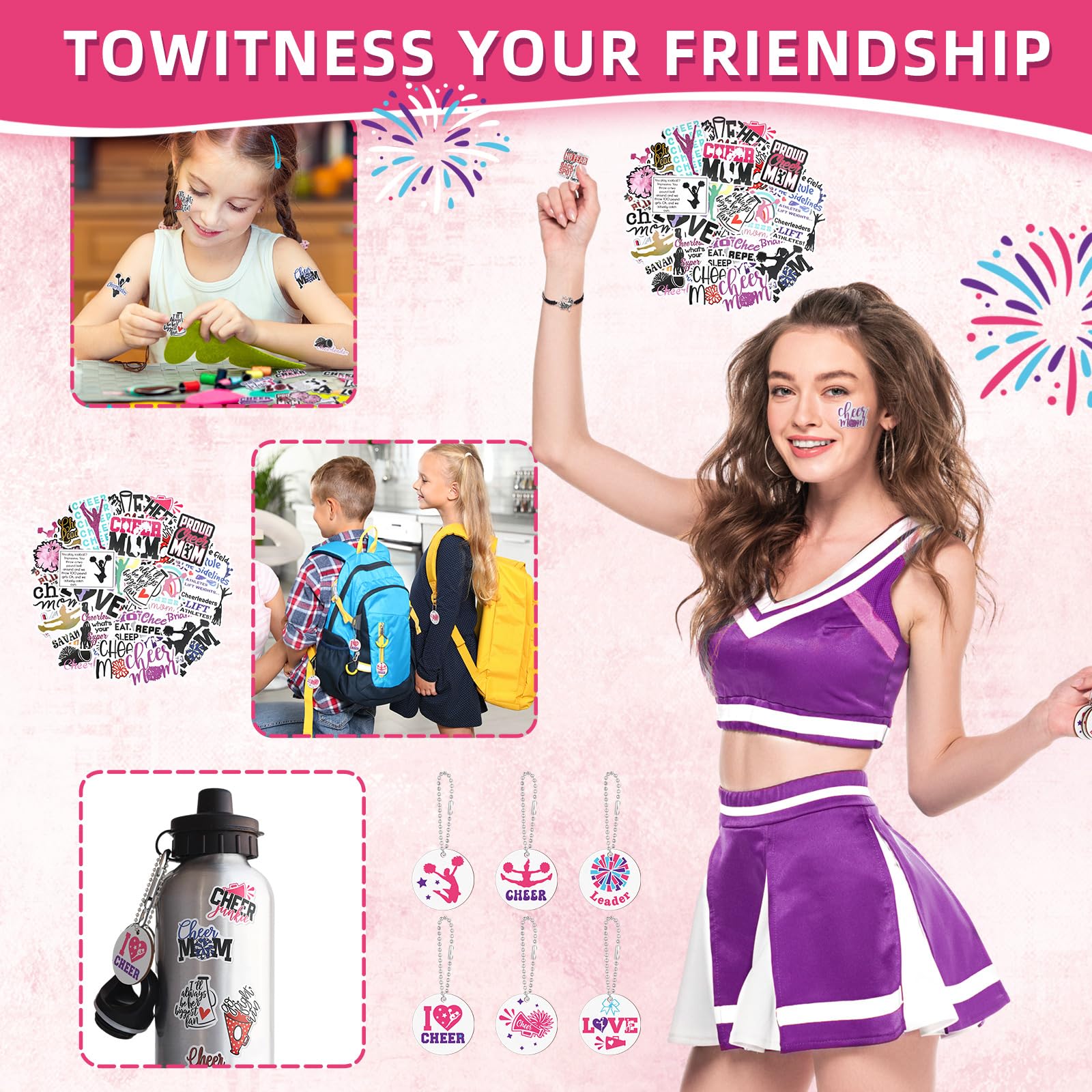 Personalized Pin Me Glitter Cheer Pin Holder, In My Cheer Era Pin Me