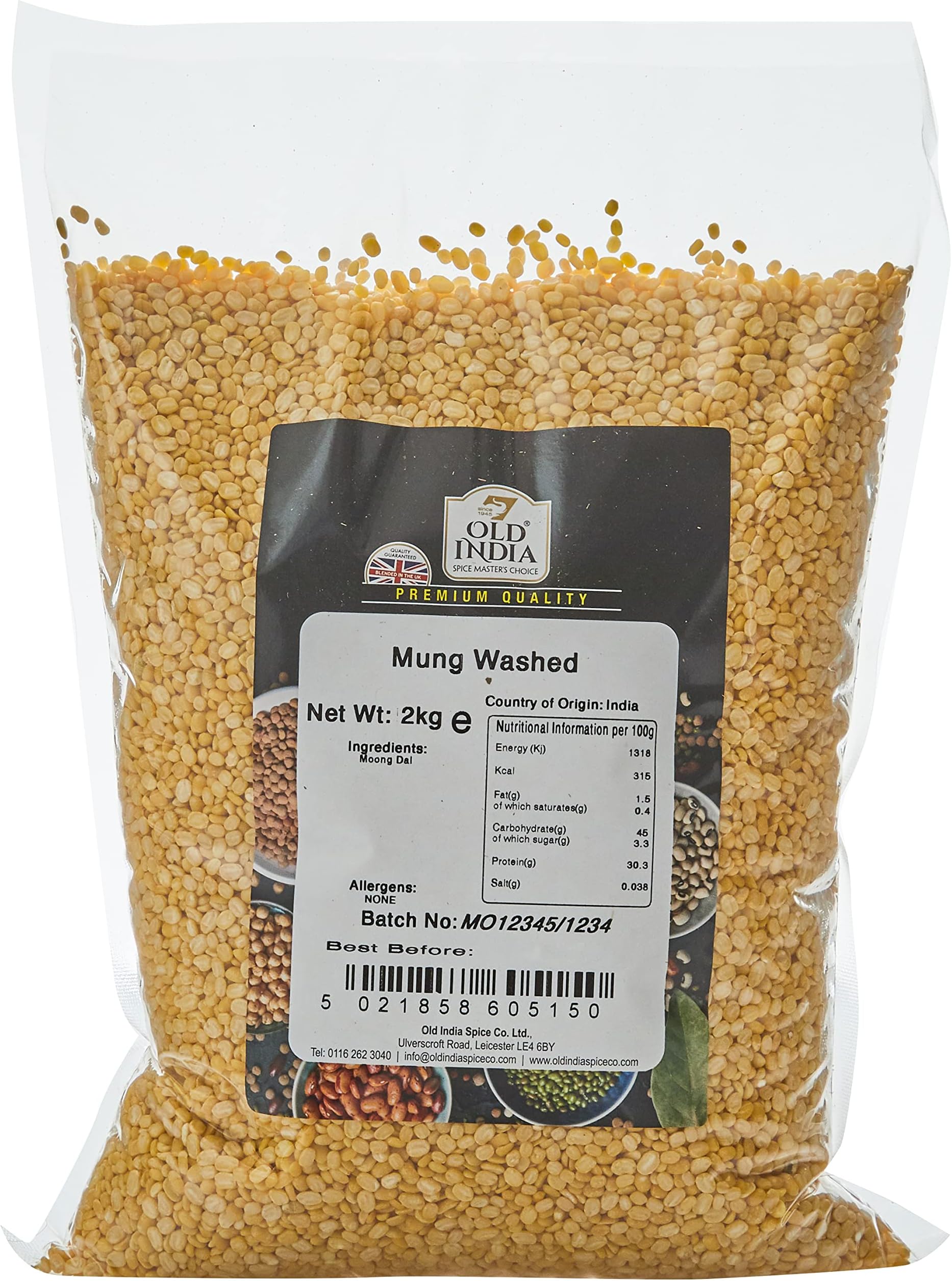 Old India Mung Washed 2kg