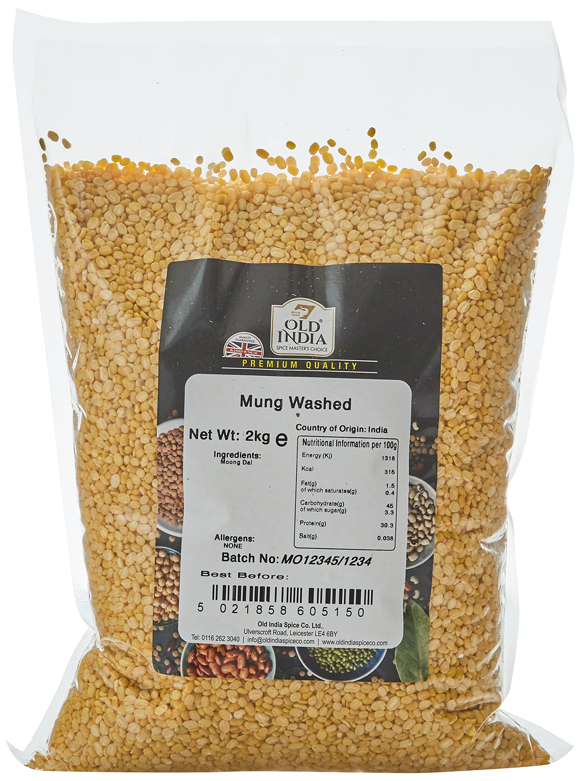 Old India Mung Washed 2kg