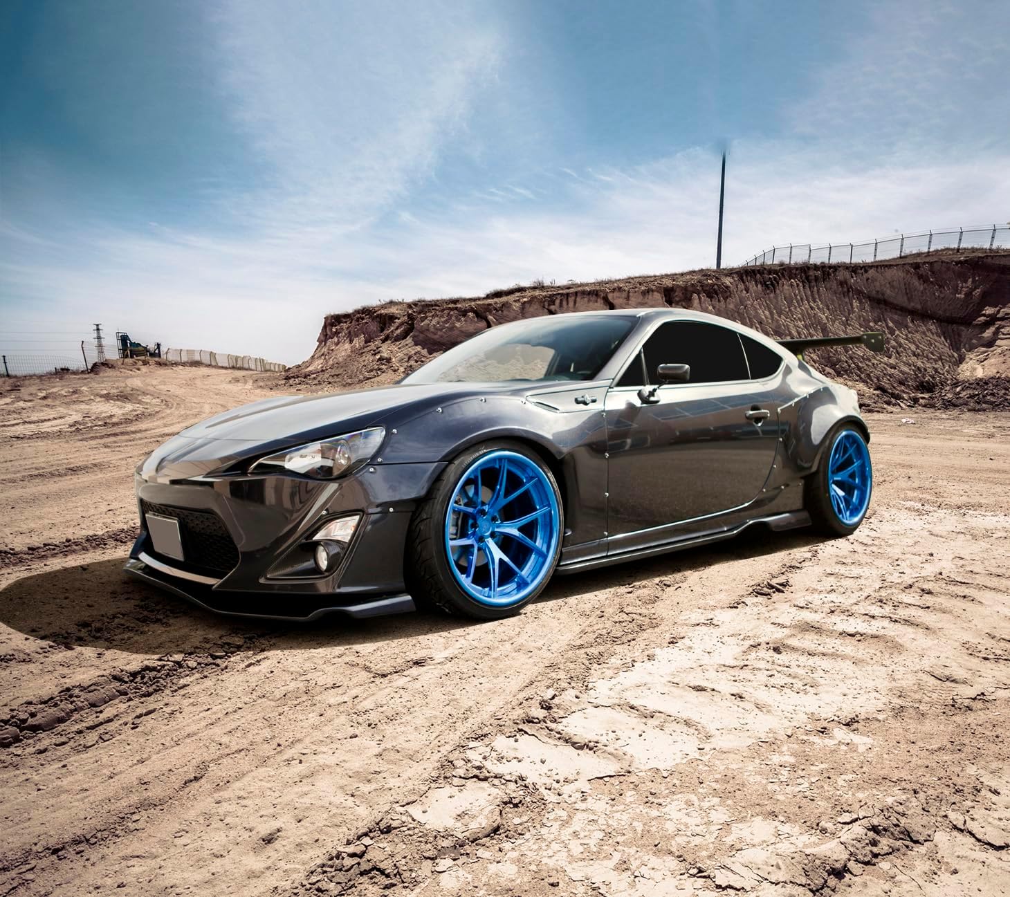 IKON MOTORSPORTS, Side Skirts Compatible with 2013-2016 Scion FR-S/2013-2020 Subaru BRZ/2017-2020 Toyota 86, GR Style Side Skirts - Polyurethane PU
