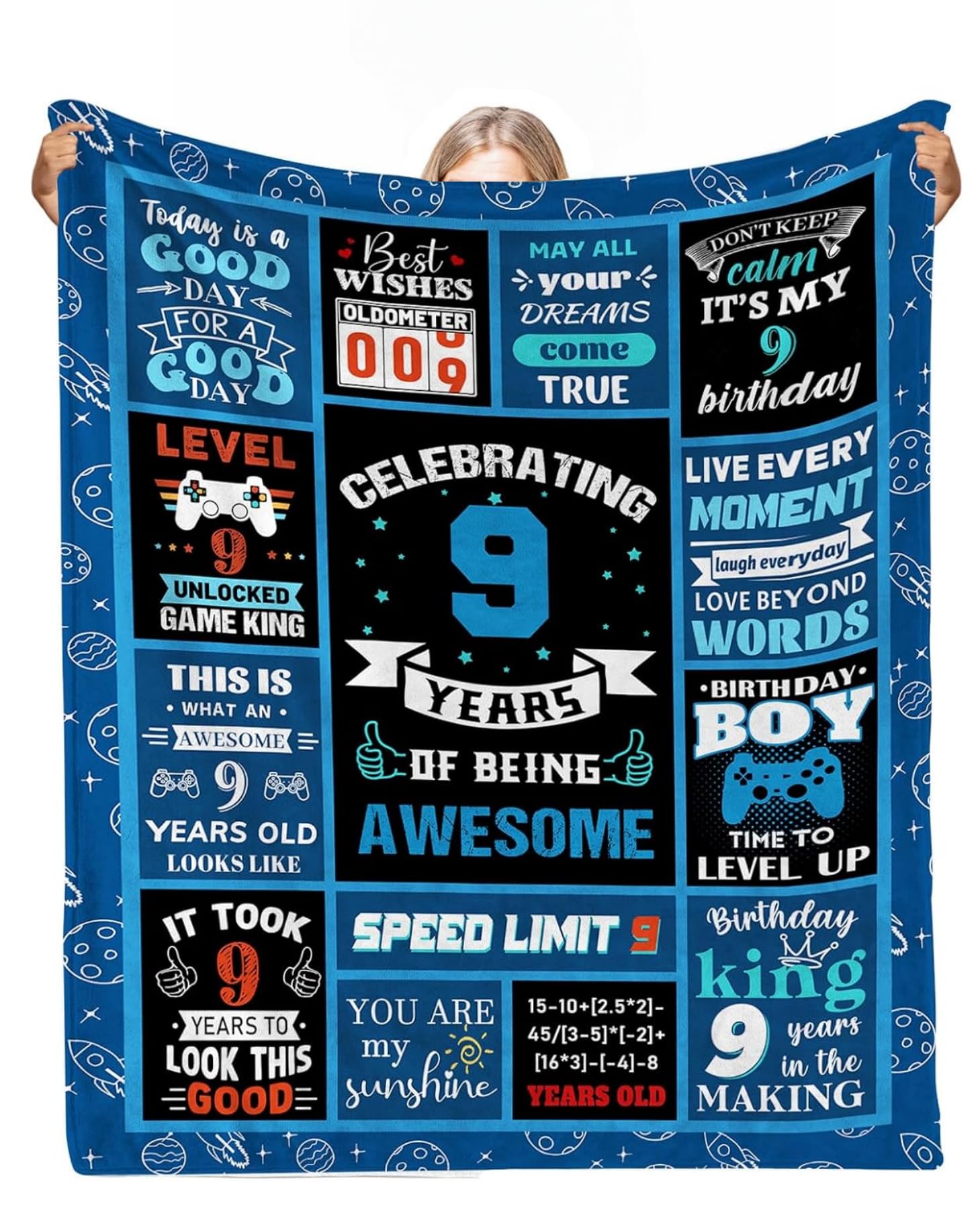 Idée de cadeaux pour 9e anniversaire : plaid cocon pour soirée cinéma fille