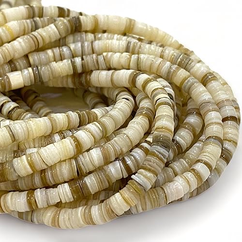 Miniatura 4 de ABCGEMS - Cuentas mixtas de conus del océano Pacífico, también conocido como caracoles marinos de cono surtidos (óptimos para proyectos de joyería