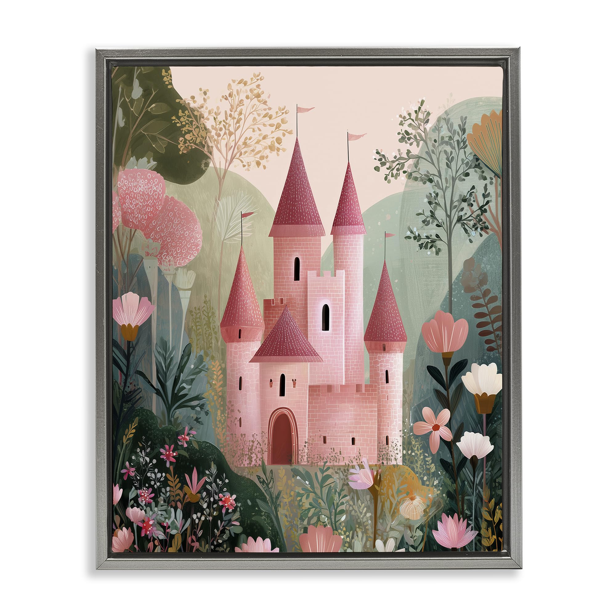 'Castle For A Princess'| Floating Frame Canvas Art
