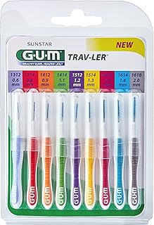 Gum Trav-ler Interdentalbürsten, 9er Mixpack