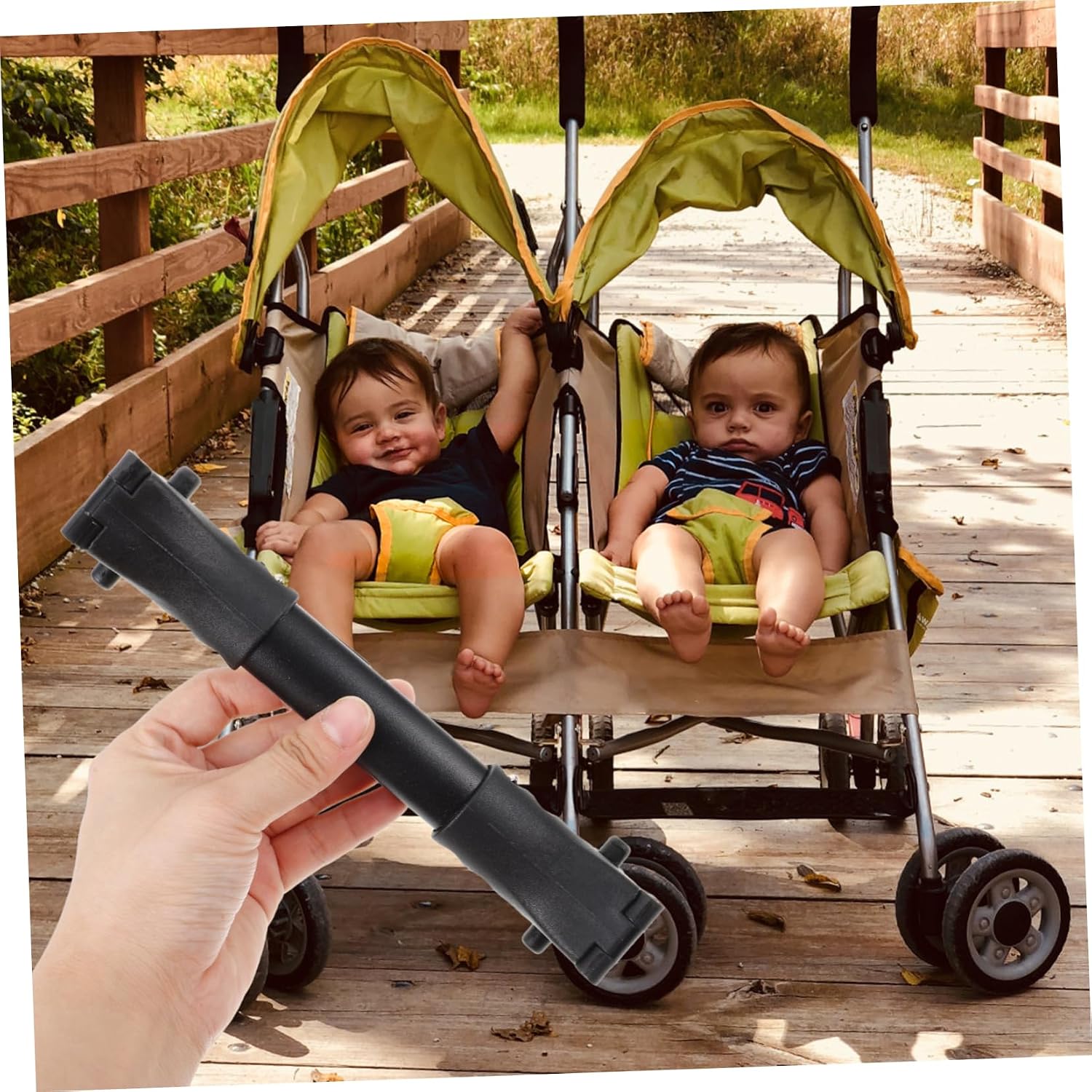 Twin Stroller Connectors Cart Accessories Toy Straps for Strollers Pushchair Connectors