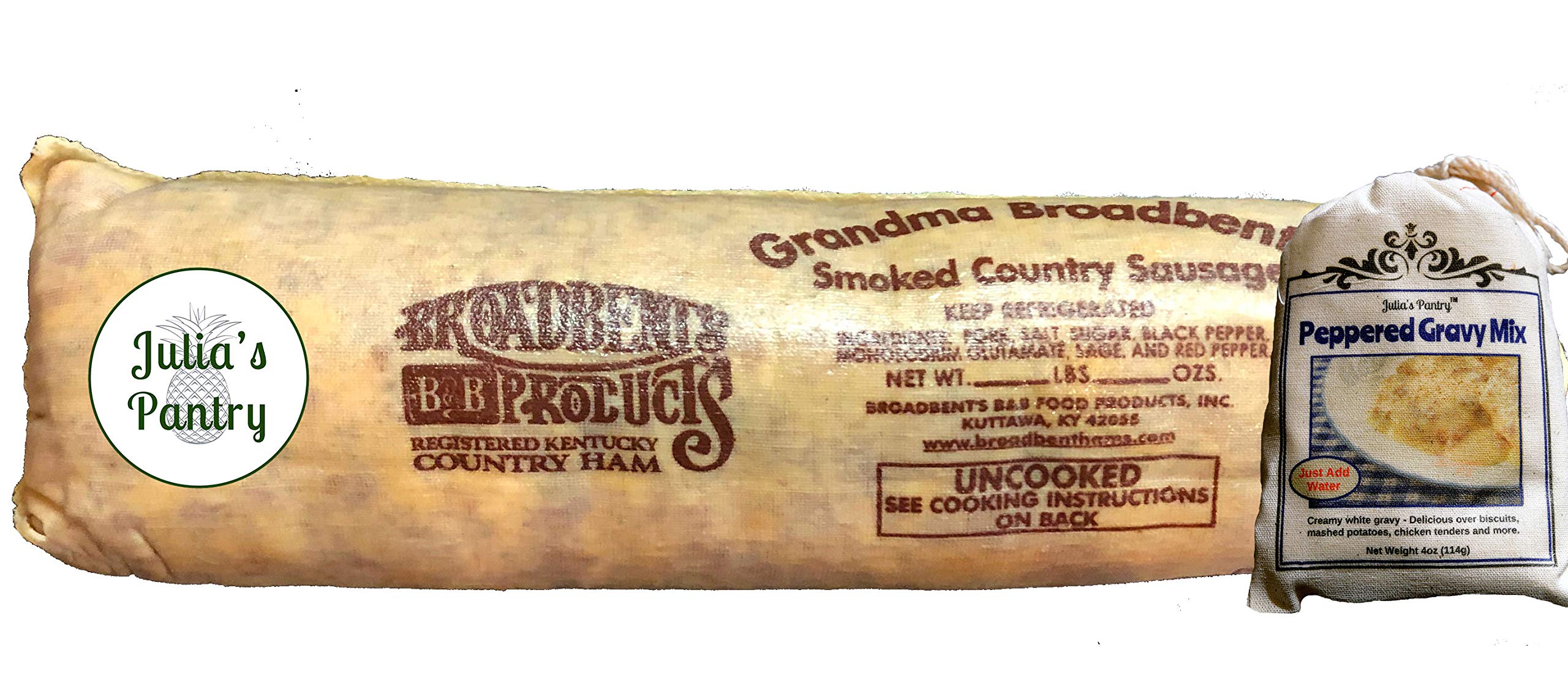 Julia's Pantry Country Sausage 2lb with Gravy