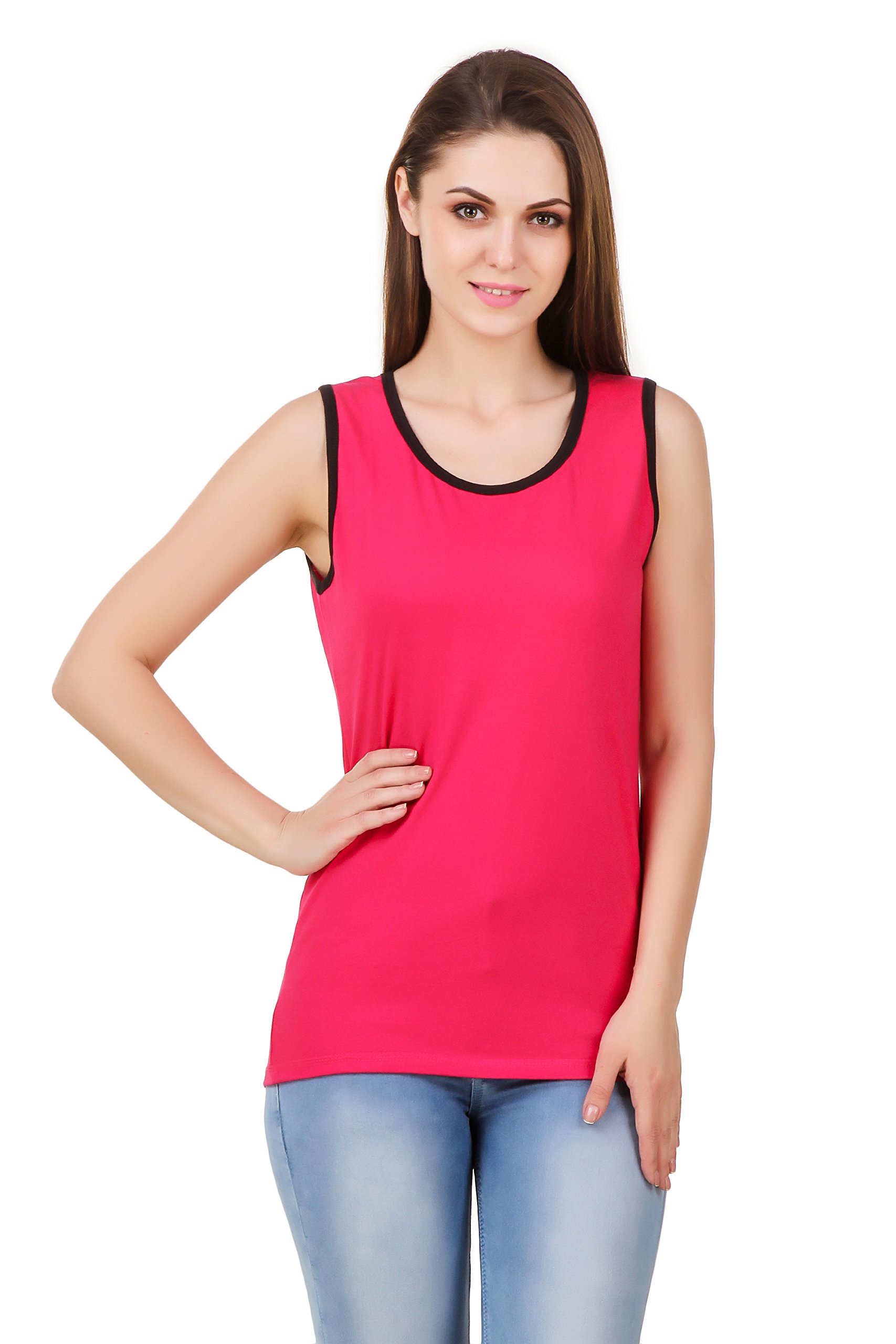 VIBHINTA' Women's Round Neck Coral Sando