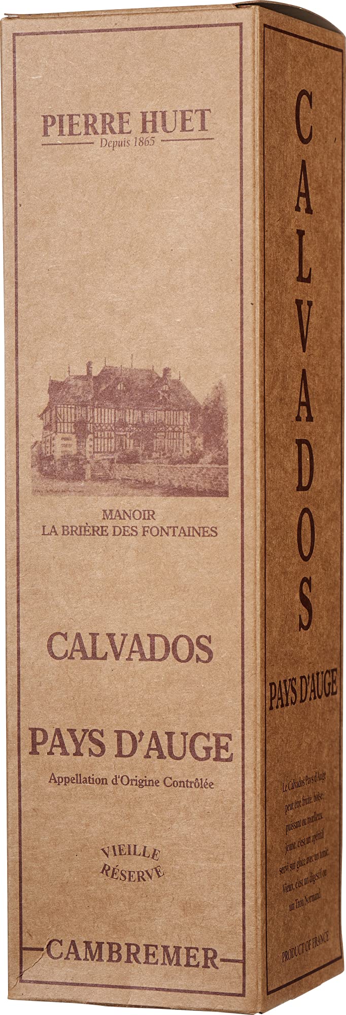 Pierre Huet, Calvados FINE Pays d'Auge, Astucciato 70cl