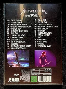 Metallica-Live in San Diego 1992 [DVD]: Amazon.co.uk