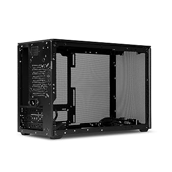 Amazon | SSUPDコンパクトPCケース MESHROOM D Chacoal Black