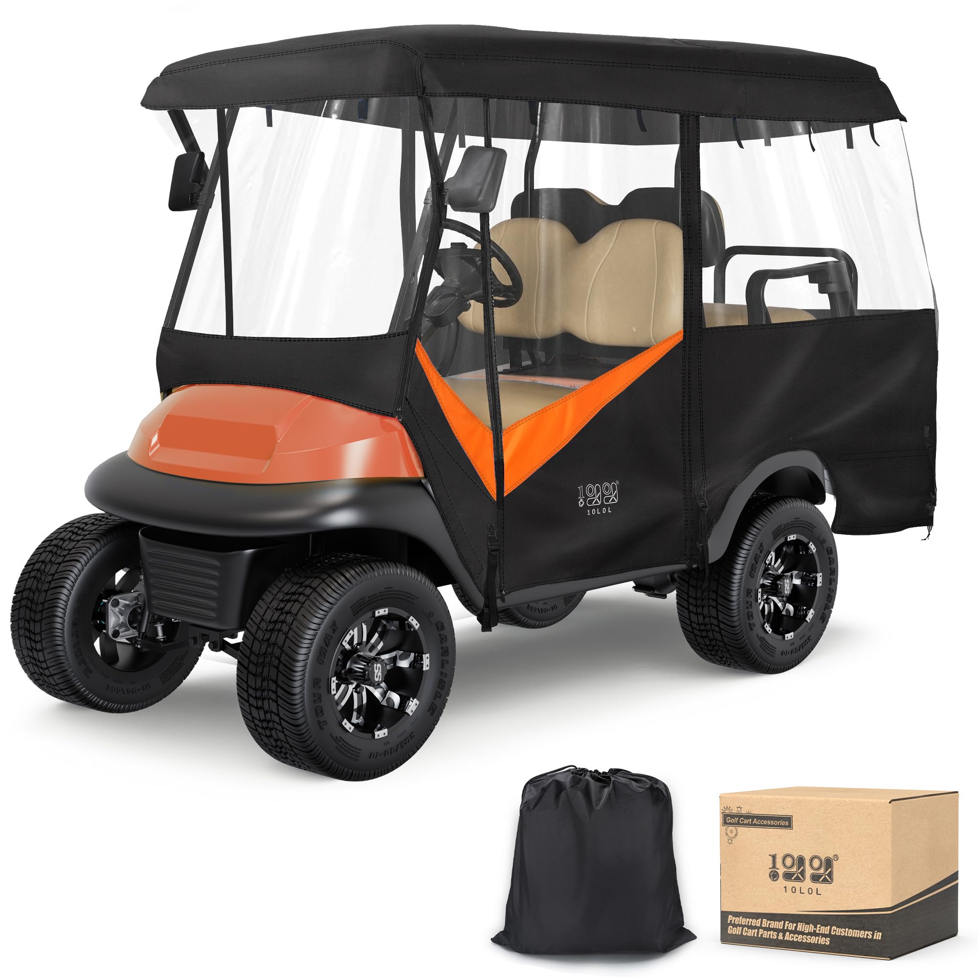 Photo 1 of 10L0L Golf Cart Enclosure - 86" Roof Fit, 4-Passenger