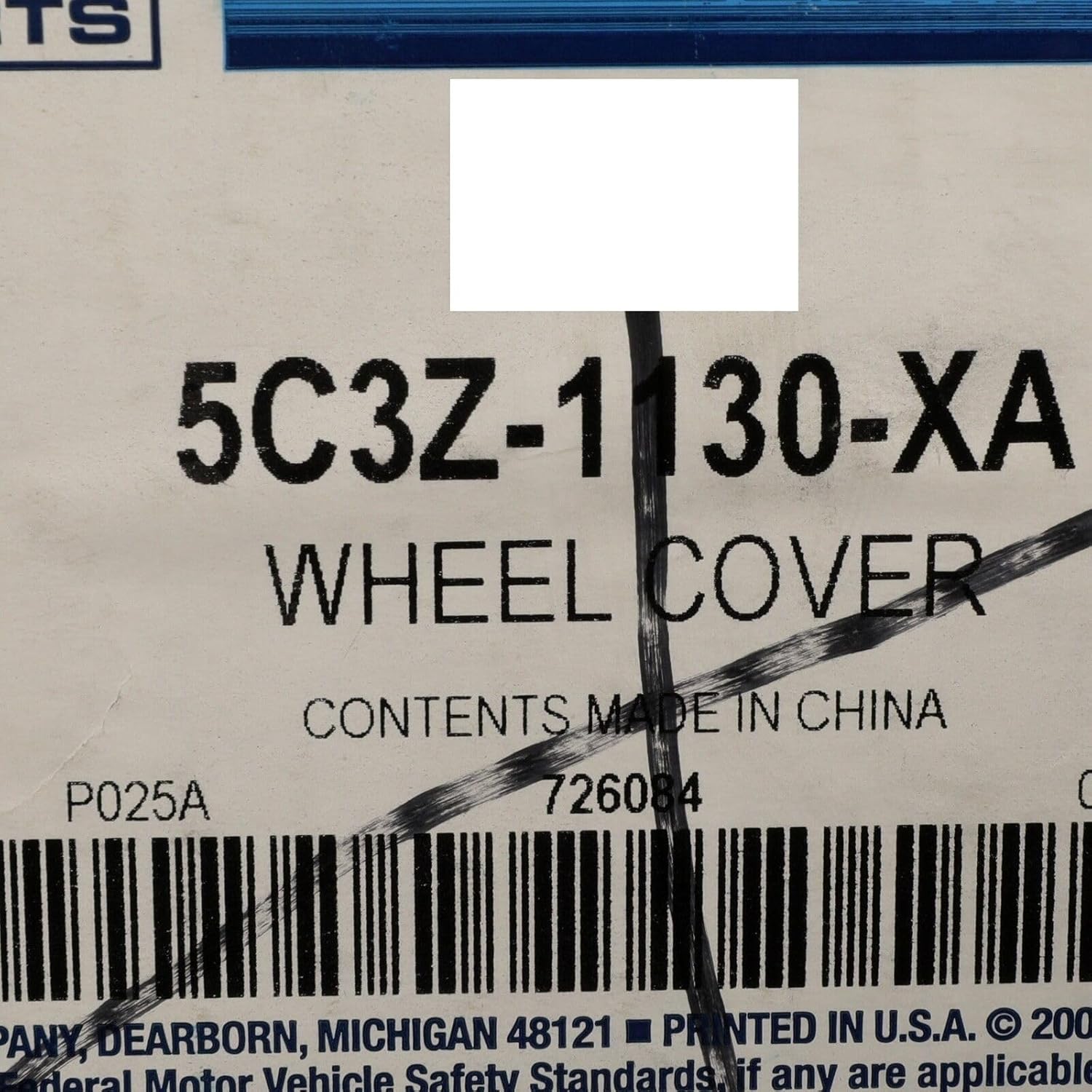 2011-2016 Ford Super Duty 17 inch Rear Dually Wheel Cap Cover 5C3Z-1130-XA