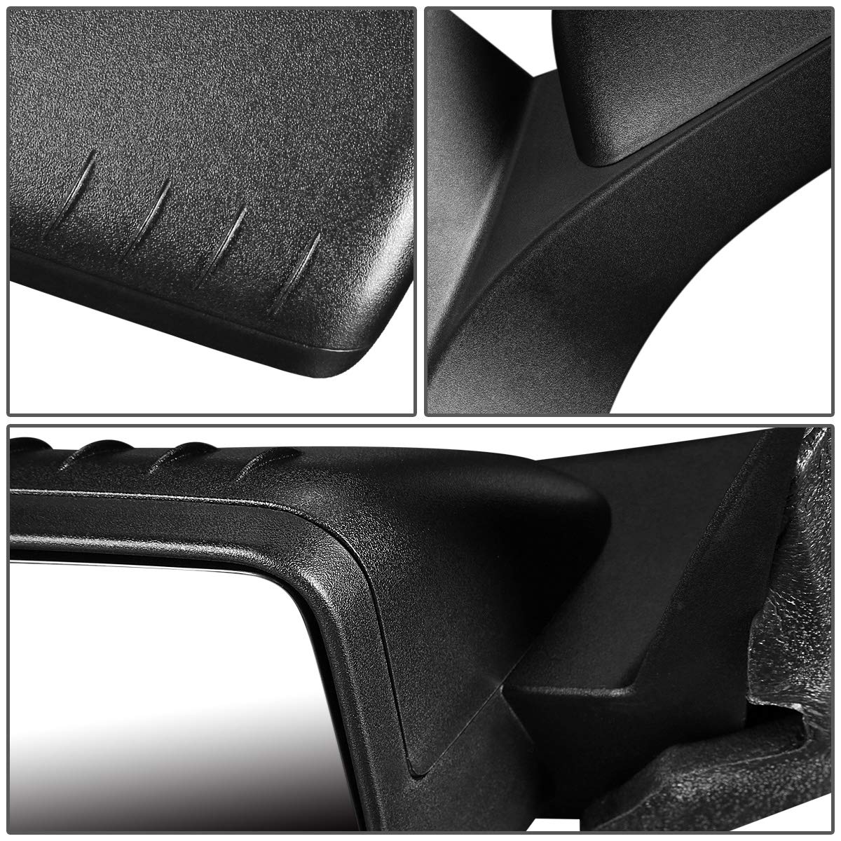 Espejo Lateral Derecho Para Coche DNA Motoring - Eléctrico Y Calentado - Compatible Con Chevy Trailblazer 2006-2008 E Isuzu Ascender 2006-2008 - Estilo OEM, Montaje Original