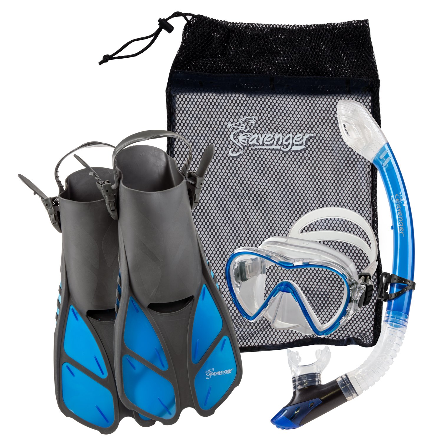 Seavenger Aviator Snorkeling Set with Gear Bag
