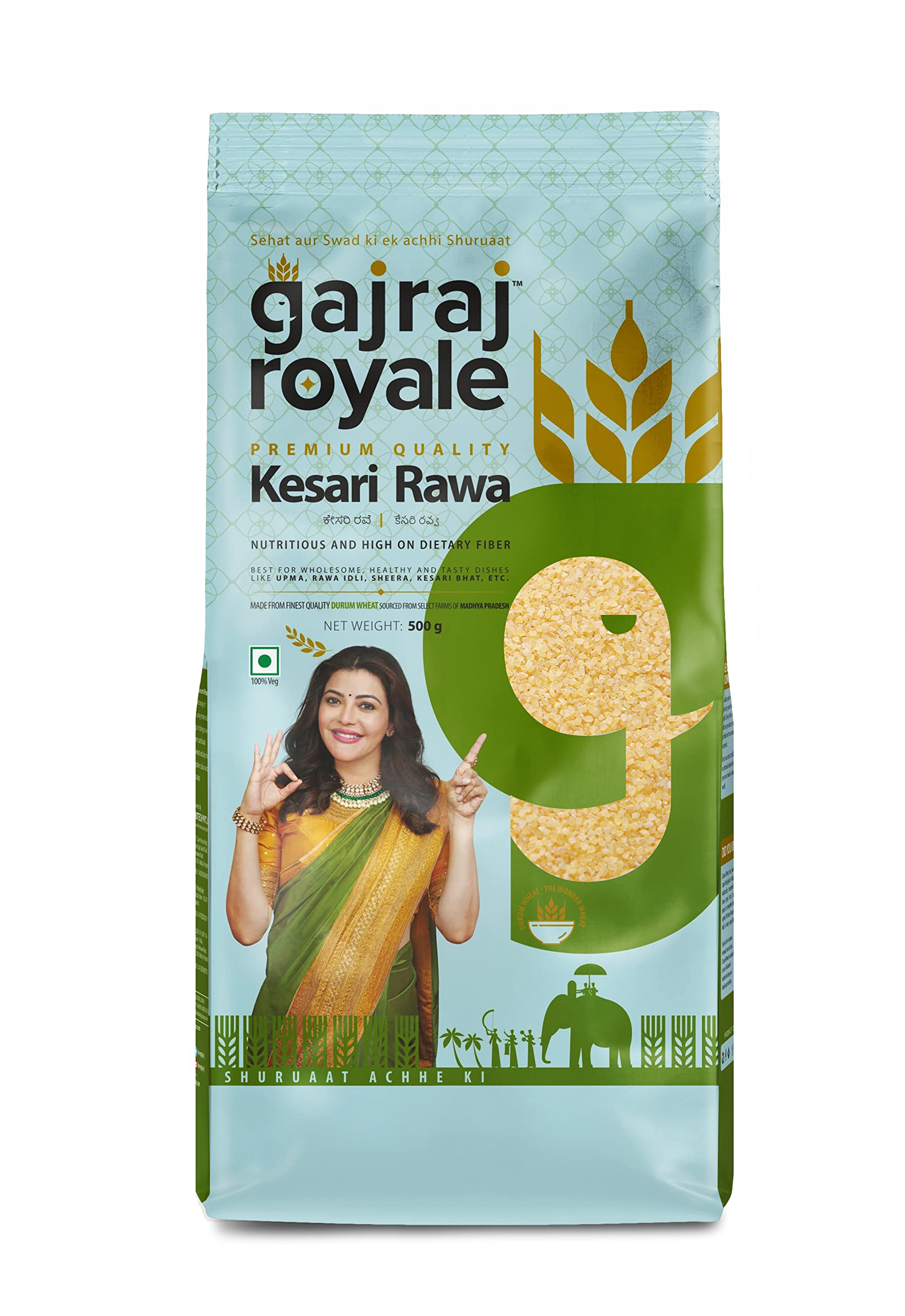gajraj royale Kesari Rawa (500gm, Pack of 3) (B0B6PW1K7V) Amazon Price History, Amazon Price Tracker