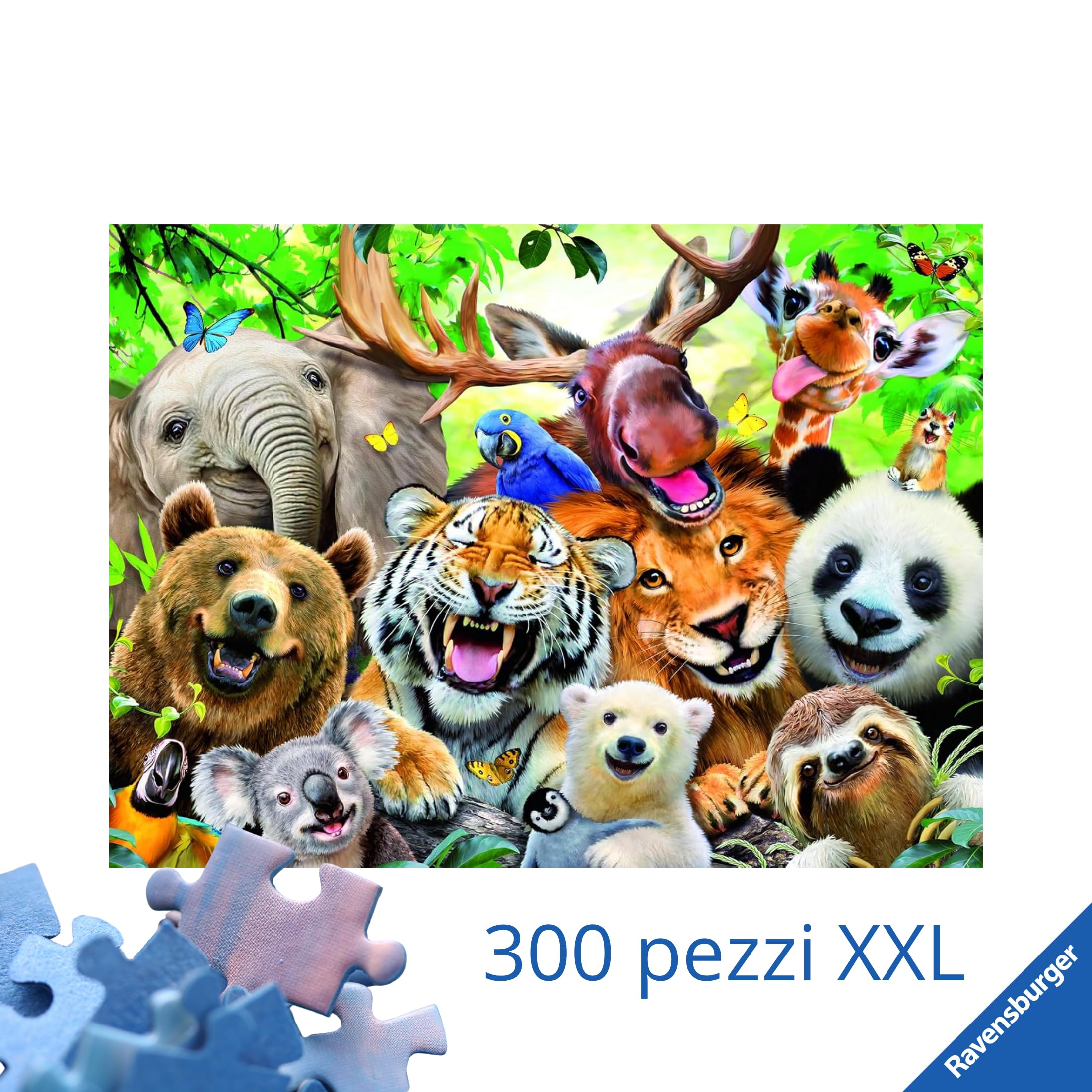 Puzzles Ravensburger Ravensburger Exotic Animals Selfie Puzzle
