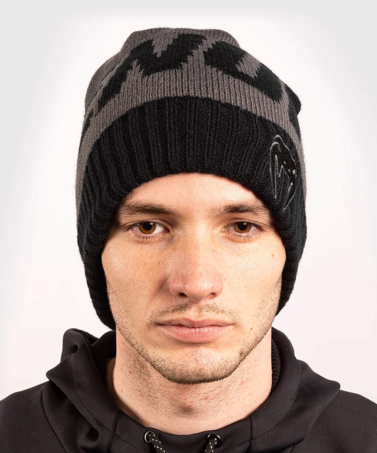 Amazon.co.jp: VENUM ニットキャップ ELITE BEANIE (グレー×ブラック