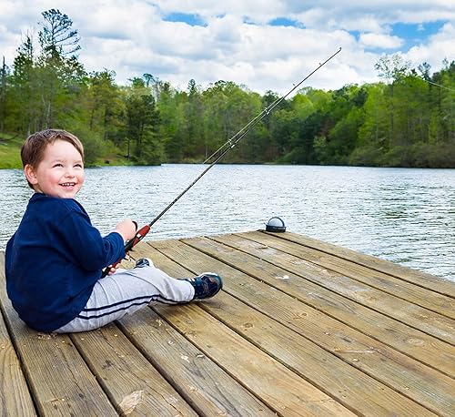 Miniatura 6 de Urban Deco Kids Fishing Pole Set Portable Telescopic Kids Fishing Rod and Reel Combo Kit with Tackle Box for Beginners, Boys,Girls,Youth,Children