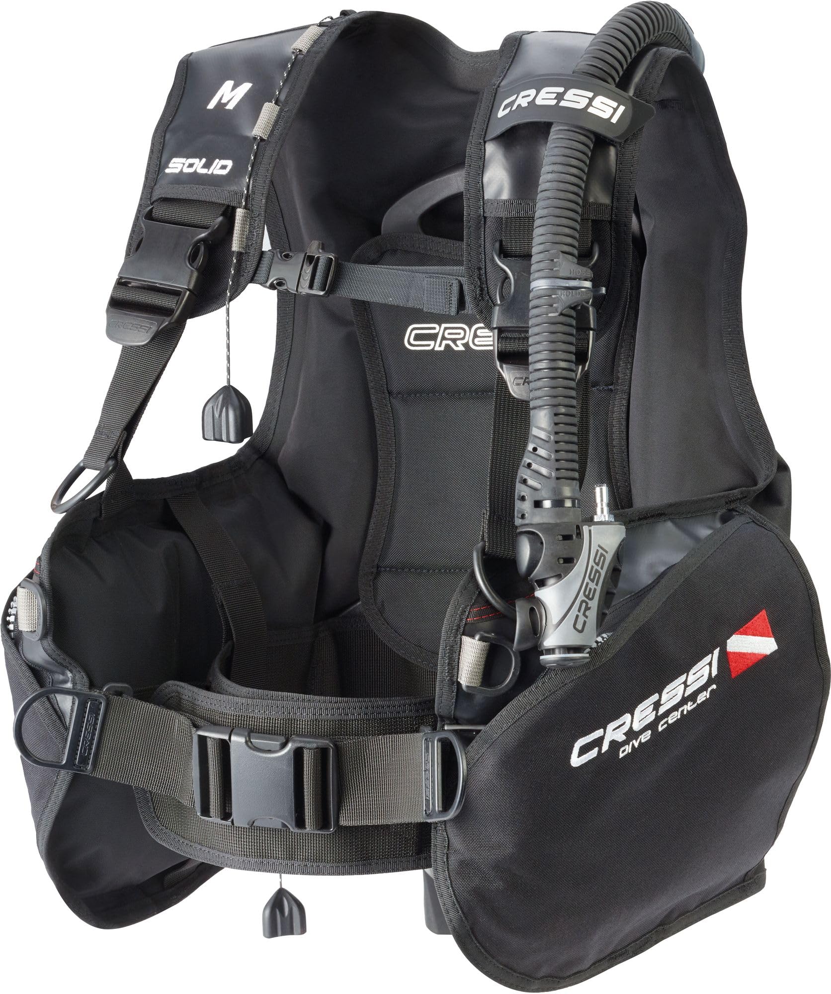Cressi Solid, Black/Red, S
