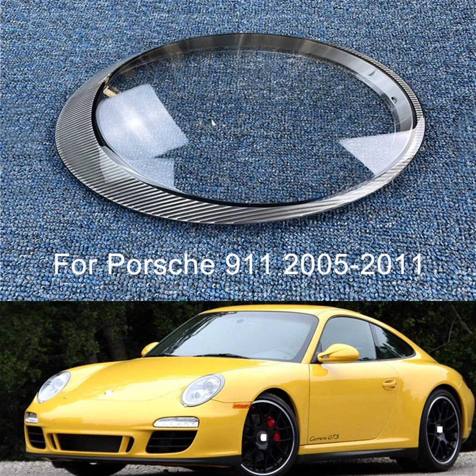 Amazon.co.jp: オートケース ヘッドランプキャップ ポルシェ 911 997 