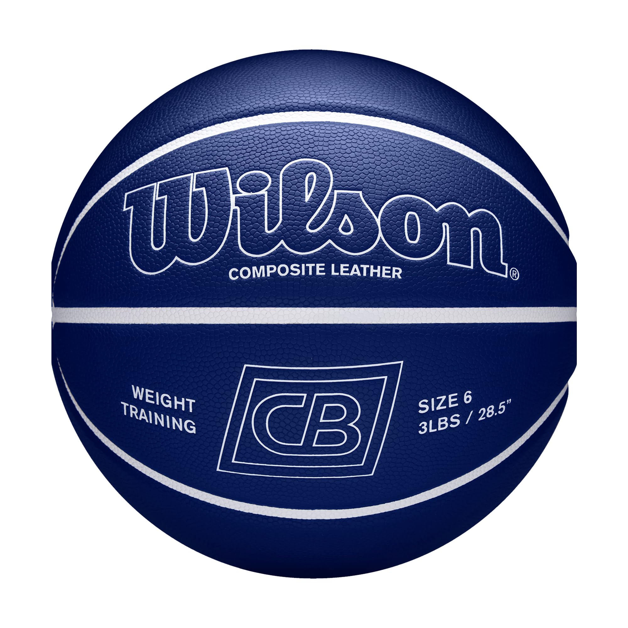 Wilson Chris Brickley Weighted Training Basketball - Size 6, Blue