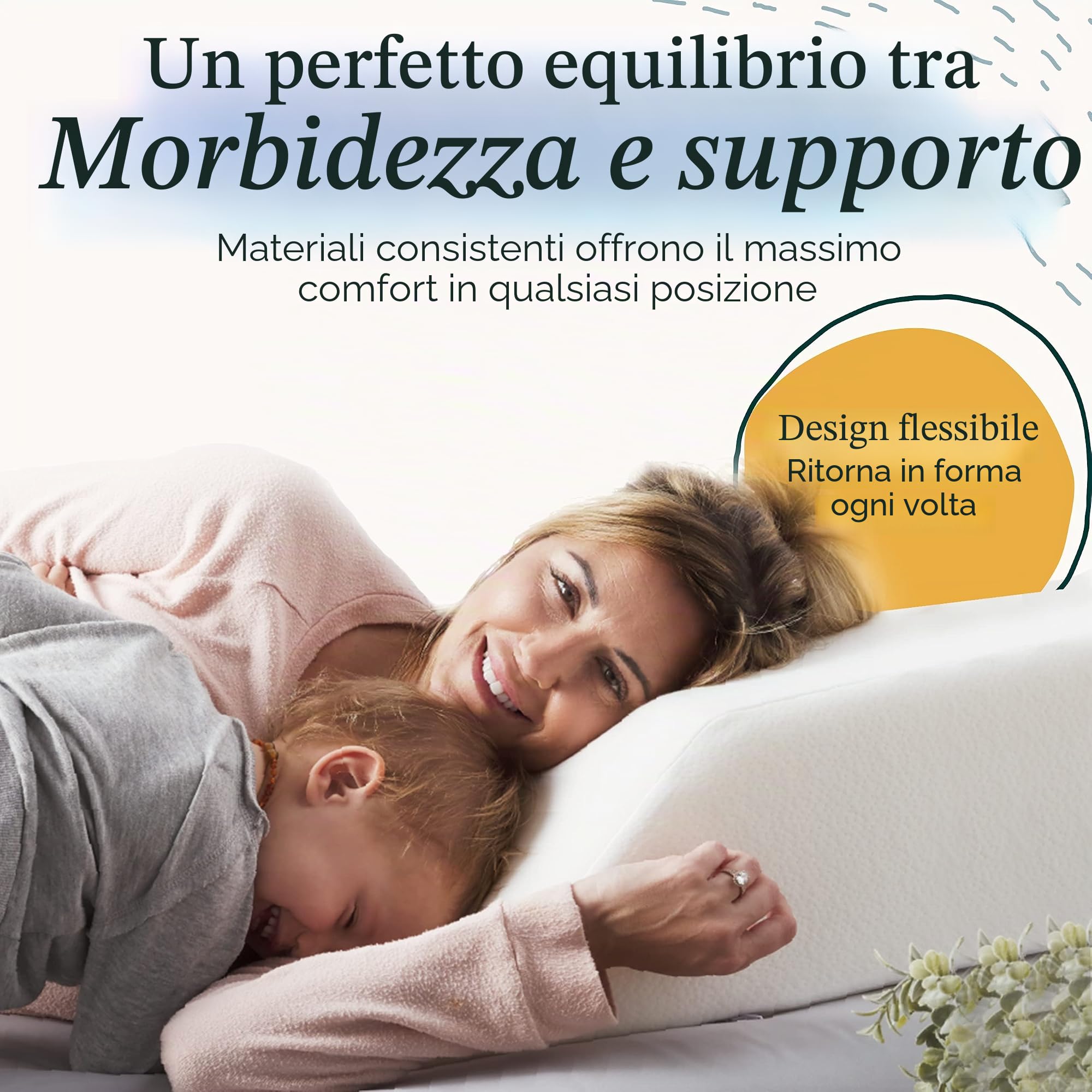 Zen Bamboo, Cuscino per gambe, per sollevare e far riposare le gambe, in memory foam, riduce il dolore alla schiena e migliora la circolazione, con fodera rimovibile in bambù