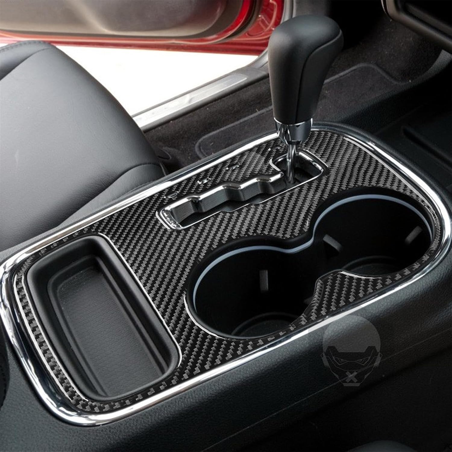 Carbon Fiber Cover Trim Sticker Accessories Decoration Compatible with Dodge Durango 2011-2013 (Classic, Gear Shift Dashboard Frame A12)