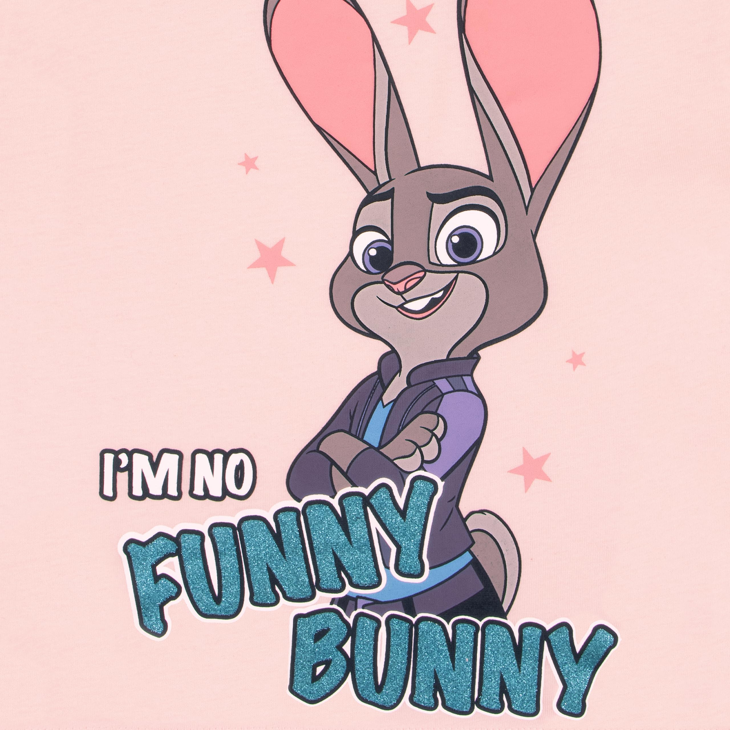 Disney Pyjama Fille Zootropolis, Pyjama Enfant Judy Hopps, Pyjamas Coton pour Filles