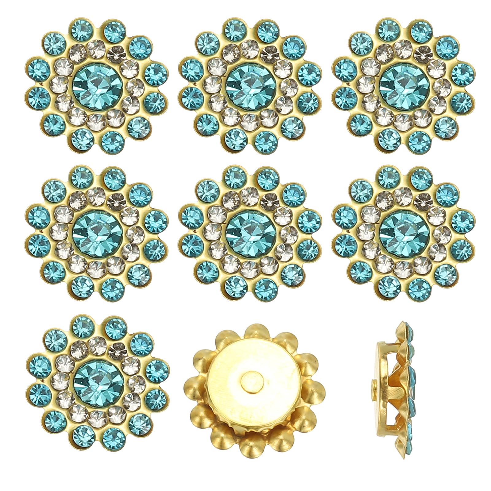 PATIKIL 50 Pcs Sew on Rhinestones
