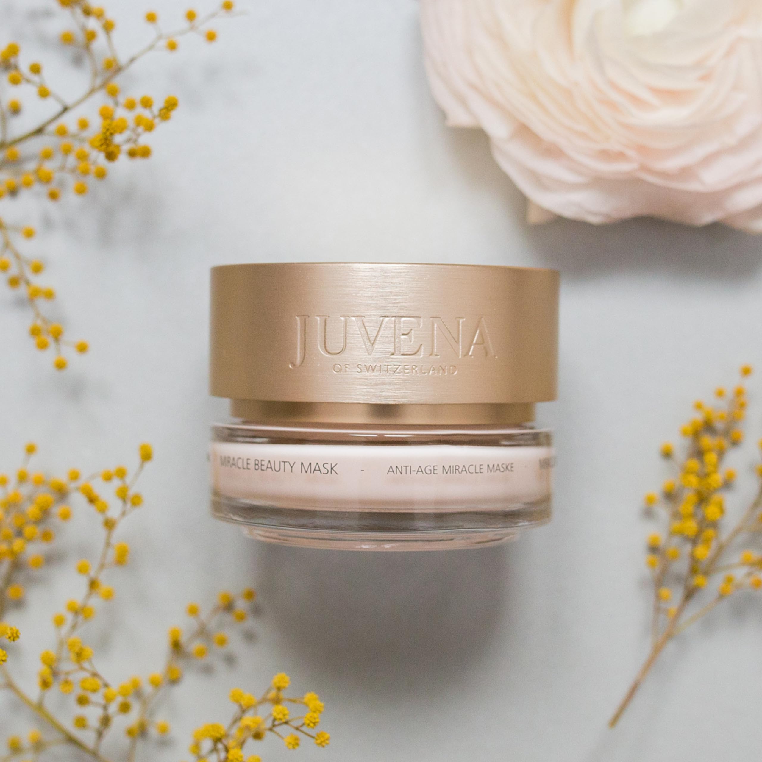 Juvena Miracle Beauty Mask 75 ml – Feuchtigkeitsmaske – Für sichtbar geglättete Haut – Mit Hyaluronsäure, Euglenia Gracilis Extrakt, Pentavitin, Vitamin E & Bisabolol – Für alle Hauttypen